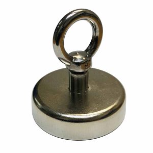 60MM X 15MM NEODYMIUM POT WITH EYELET