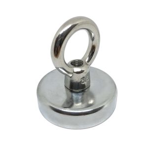 75MM X 18MM NEODYMIUM POT WITH EYELET