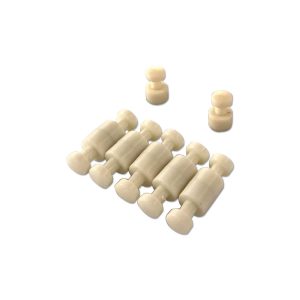 SMALL WHITE NEODYMIUM PIN MAGNETS| CARDS OF 10