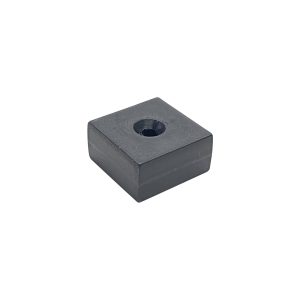 25.4MM X 25.4MM X 12.7MM COUNTERSUNK NEODYMIUM BLOCK