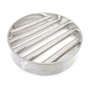 Round Fully Welded 300mm Grid (Dairy/Food Grade) - With Surround